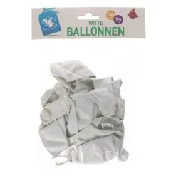 4 Het Moment Hawaii | Slinger Oranje 8 4 Het Moment Hawaii | Slinger Oranje -Lynn Dame Ballonnen wit 24 stuks 2