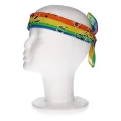 4 Het Moment Politiepet Met Ketting -Lynn Dame Bandana regenboog 1