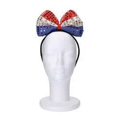 Wij Zijn Holland Vlaggenlijn Oranje 4’t Moment -Lynn Dame Diadeem met strik oranje 1 scaled