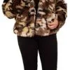 Party Xplosion Bontjas Carnaval Camouflage Dames -Lynn Dame bontjas carnaval camouflage dames