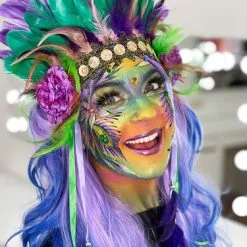 Superstar Dream Colours Unicorn -Lynn Dame carnaval festival schminkvoorbeeld