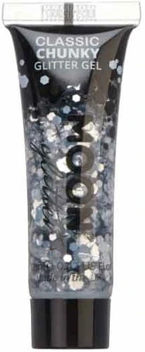 Moon Creations Chunky Glitter Gel Classic Zilver 3 Moon Creations Chunky Glitter Gel Classic Zilver