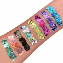 Moon Creations Chunky Glitter Gel Holographic Roze -Lynn Dame chunky glitter gel holographic roze 3