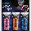 Moon Creations Chunky Glitter Gels Neon Roze Oranje Blauw -Lynn Dame chunky glitter gels neon roze oranje blauw