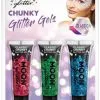 Moon Creations Chunky Glitter Gels Rood Groen Blauw