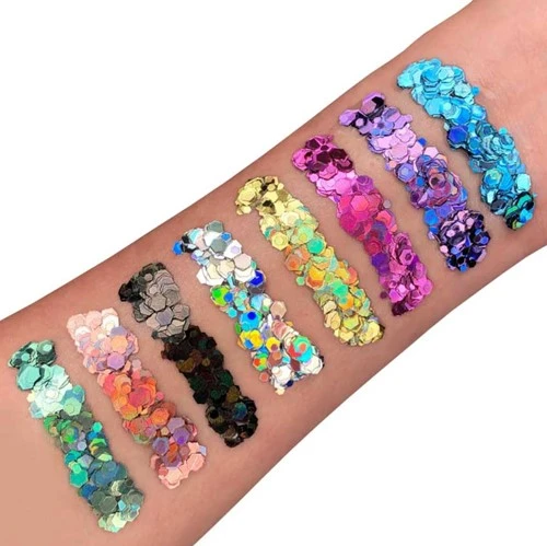 Moon Creations Chunky Glitter Holographic Paars 4 Moon Creations Chunky Glitter Holographic Paars - Afbeelding 2