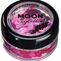 Moon Creations Chunky Glitter Holographic Roze