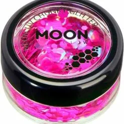 Moon Creations Chunky Glitter Neon UV Magenta
