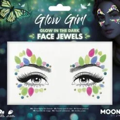 Moon Creations Face Jewels Glow In The Dark Glow Girl