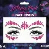 Moon Creations Face Jewels Neon UV Intense Pink -Lynn Dame face jewels neon uv intense pink