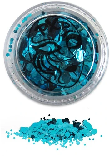 PXP Professional Colours Festival Glitter Turquoise Blue 3 PXP Professional Colours Festival Glitter Turquoise Blue
