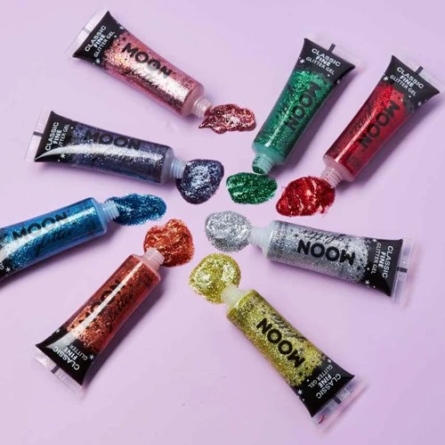 Moon Creations Fine Glitter Gel Classic Rood 4 Moon Creations Fine Glitter Gel Classic Rood - Afbeelding 2