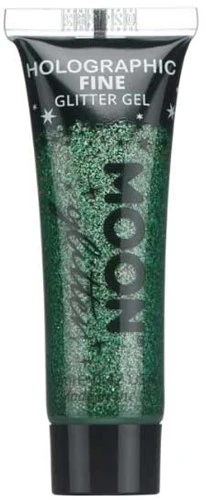 Moon Creations Fine Glitter Gel Holographic Groen 3 Moon Creations Fine Glitter Gel Holographic Groen