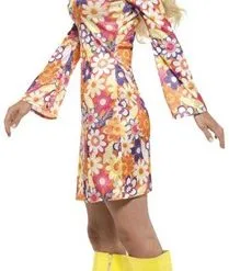 Lynn Dame -Lynn Dame flower power dameskostuum 2