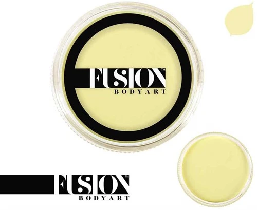 FUSION BODY ART Fusion Schmink Prime Pastel Yellow 25 Gram 4 FUSION BODY ART Fusion Schmink Prime Pastel Yellow 25 Gram - Afbeelding 2
