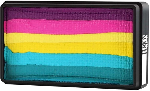 FUSION BODY ART Fusion Splitcake Schmink Leannes Rainbow Flower 30 Gram 3 FUSION BODY ART Fusion Splitcake Schmink Leannes Rainbow Flower 30 Gram