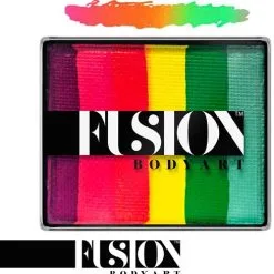 FUSION BODY ART FX Fusion Rainbow Cake Unicorn Party UV 50 Gram -Lynn Dame fx fusion rainbow cake unicorn party uv 50 gram 2