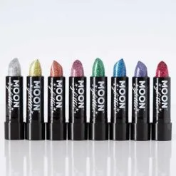 Moon Creations Glitter Holographic Lipstick Roze Goud 7 Moon Creations Glitter Holographic Lipstick Roze Goud -Lynn Dame glitter holographic lipstick roze goud 3