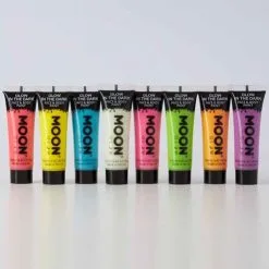 Moon Creations Glow In The Dark Face En Body Paint Blauw -Lynn Dame glow in the dark face en body paint blauw 2