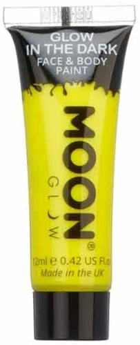 Moon Creations Glow In The Dark Face En Body Paint Geel 3 Moon Creations Glow In The Dark Face En Body Paint Geel