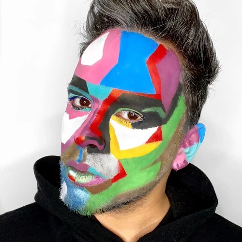 Grimas Liquid Make-up Pure Paars 4 Grimas Liquid Make-up Pure Paars - Afbeelding 2