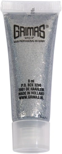 Grimas Shimmergel Zilver 3 Grimas Shimmergel Zilver