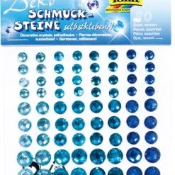 FOLIA Holografische Sier Stenen Sparkling Blue