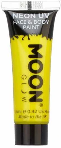 Moon Creations Intense Neon Face And Body Paint Geel 12ml 3 Moon Creations Intense Neon Face And Body Paint Geel 12ml