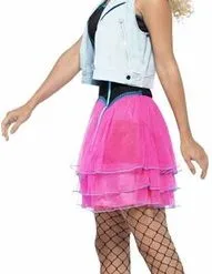 Smiffy's Jaren 80 Dames Carnavalskostuum -Lynn Dame jaren 80 dames carnavalskostuum 2