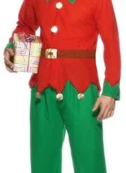 Smiffy's Kerst Elf Kostuum Heren