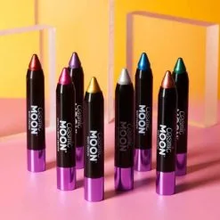 Moon Creations Metallic Body Crayons Schminkstift Zilver 7 Moon Creations Metallic Body Crayons Schminkstift Zilver -Lynn Dame metallic body crayons schminkstift zilver 3