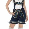 Smiffy's Oktoberfest Deluxe Lederhosen Dameskostuum -Lynn Dame oktoberfest deluxe lederhosen dameskostuum