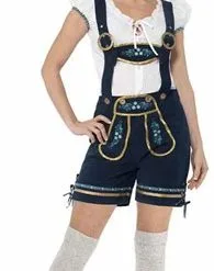 Smiffy's Oktoberfest Deluxe Lederhosen Dameskostuum