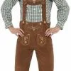 Smiffy's Oktoberfest Deluxe Lederhosen Herenkostuum -Lynn Dame oktoberfest deluxe lederhosen herenkostuum