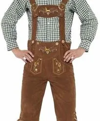 Smiffy's Oktoberfest Deluxe Lederhosen Herenkostuum