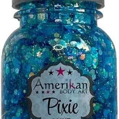 Amerikan Body Art Pixie Paint Glittergel Blue Monday