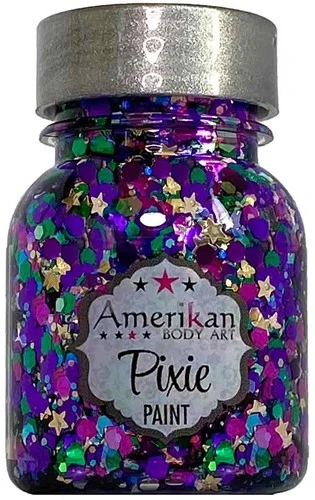 Amerikan Body Art Pixie Paint Glittergel Mardi Gras 3 Amerikan Body Art Pixie Paint Glittergel Mardi Gras