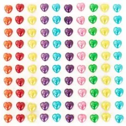 PXP Professional Colours Plaksteentjes Pearl Hartjes 100 Stuks