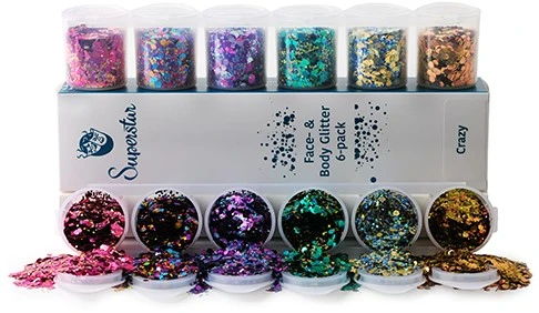 Superstar Crazy Chunky Glitter Mix Sixpack 3 Superstar Crazy Chunky Glitter Mix Sixpack