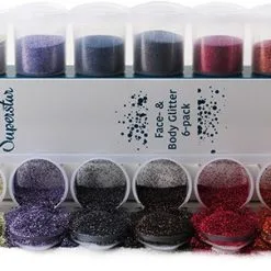 Superstar Fijne Glitter Sixpack Halloween