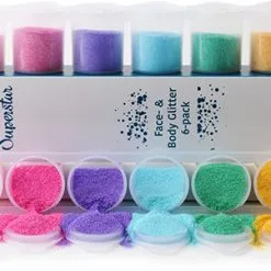 Superstar Fijne Glitter Sixpack Unicorn