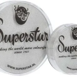 Superstar Schmink Silver White Shimmer 140 45 Gram -Lynn Dame superstar schmink silver white shimmer 140 45 gram 3
