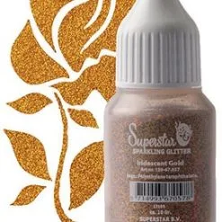 Superstar Sparkling Glitter Iridescent Gold
