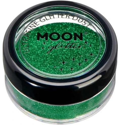 Moon Creations Ultrafine Glitter Dust Classic Groen 3 Moon Creations Ultrafine Glitter Dust Classic Groen