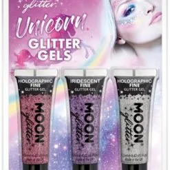Moon Creations Unicorn Glitter Gels Roze Paars Zilver