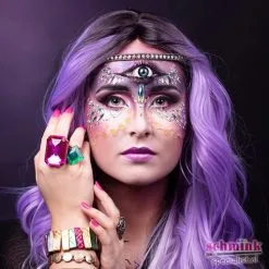 Schmink Specialist Festival Strass Steentjes -Lynn Dame voorbeeld festival strass steentjes